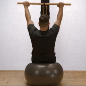 001 Presse à l'épaule devant la tête 7 schulterdruecken mit angehobenen beinen 1.1.1