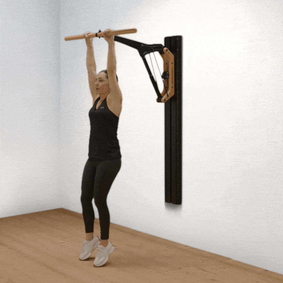 022 Hängendes Beinheben mit gestreckten Beinen