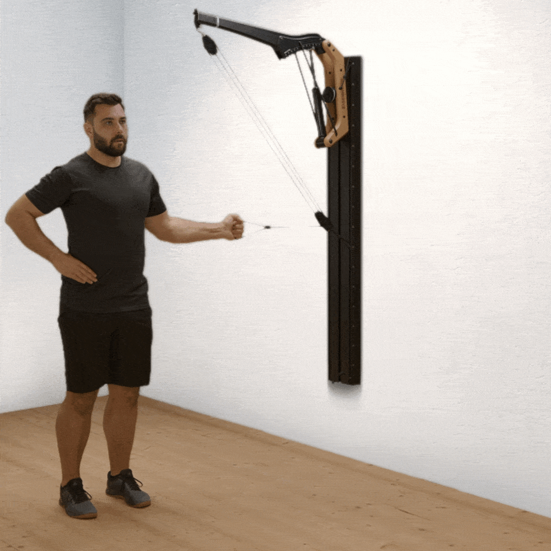 034 Innenrotation mit Seilzug