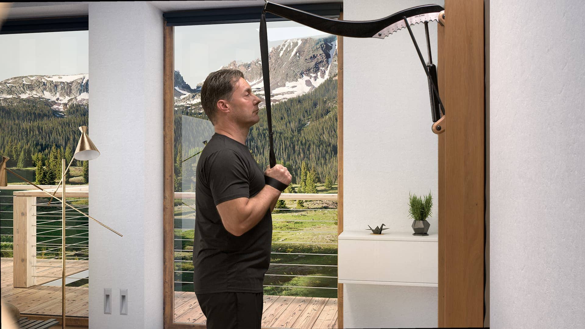 066 Trizeps Übung mit Griffstange kniend 1 042 trizeps griffband 3.1.2