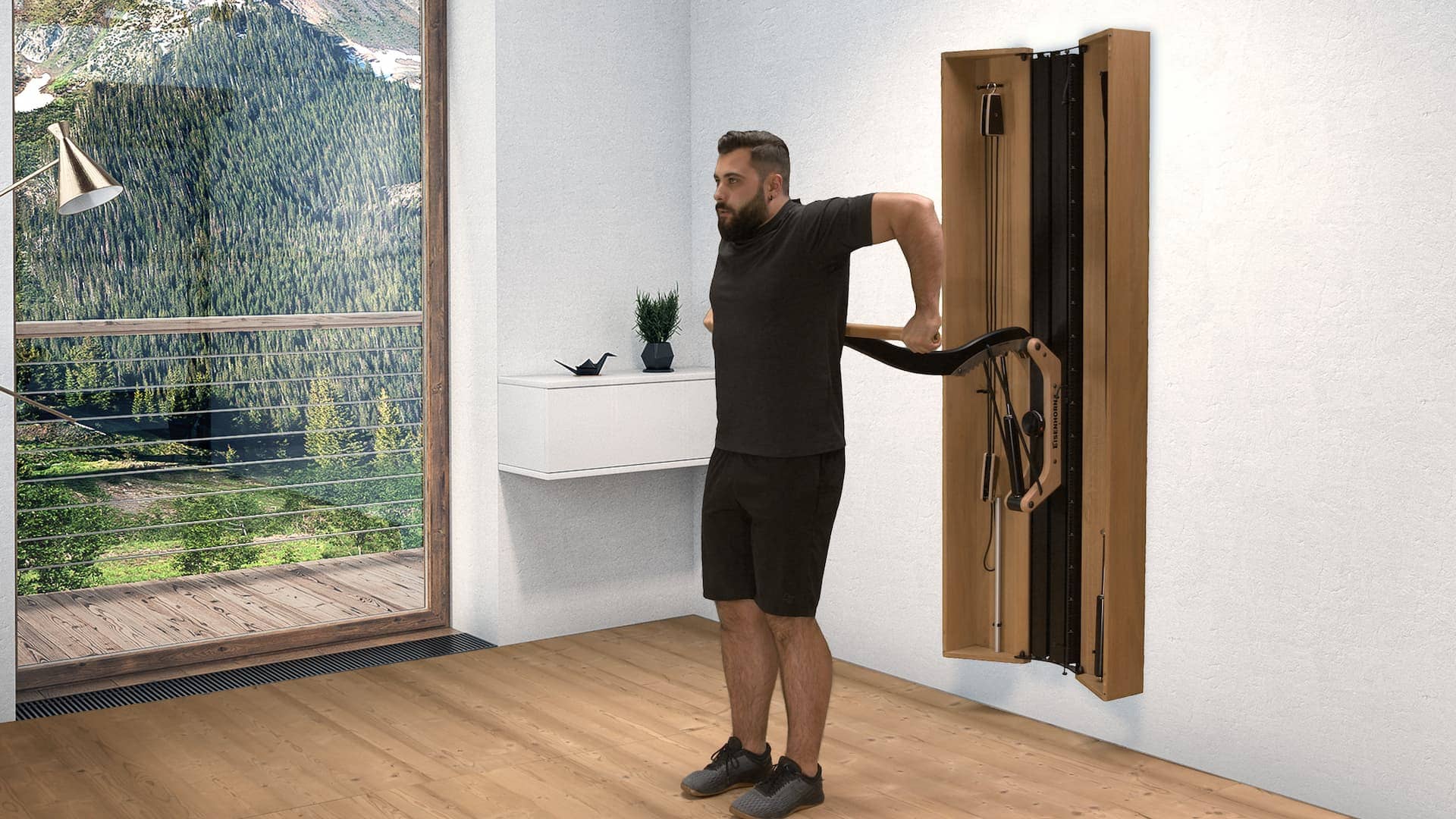 066 Trizeps Übung mit Griffstange kniend 6 054 dips 1.1.1