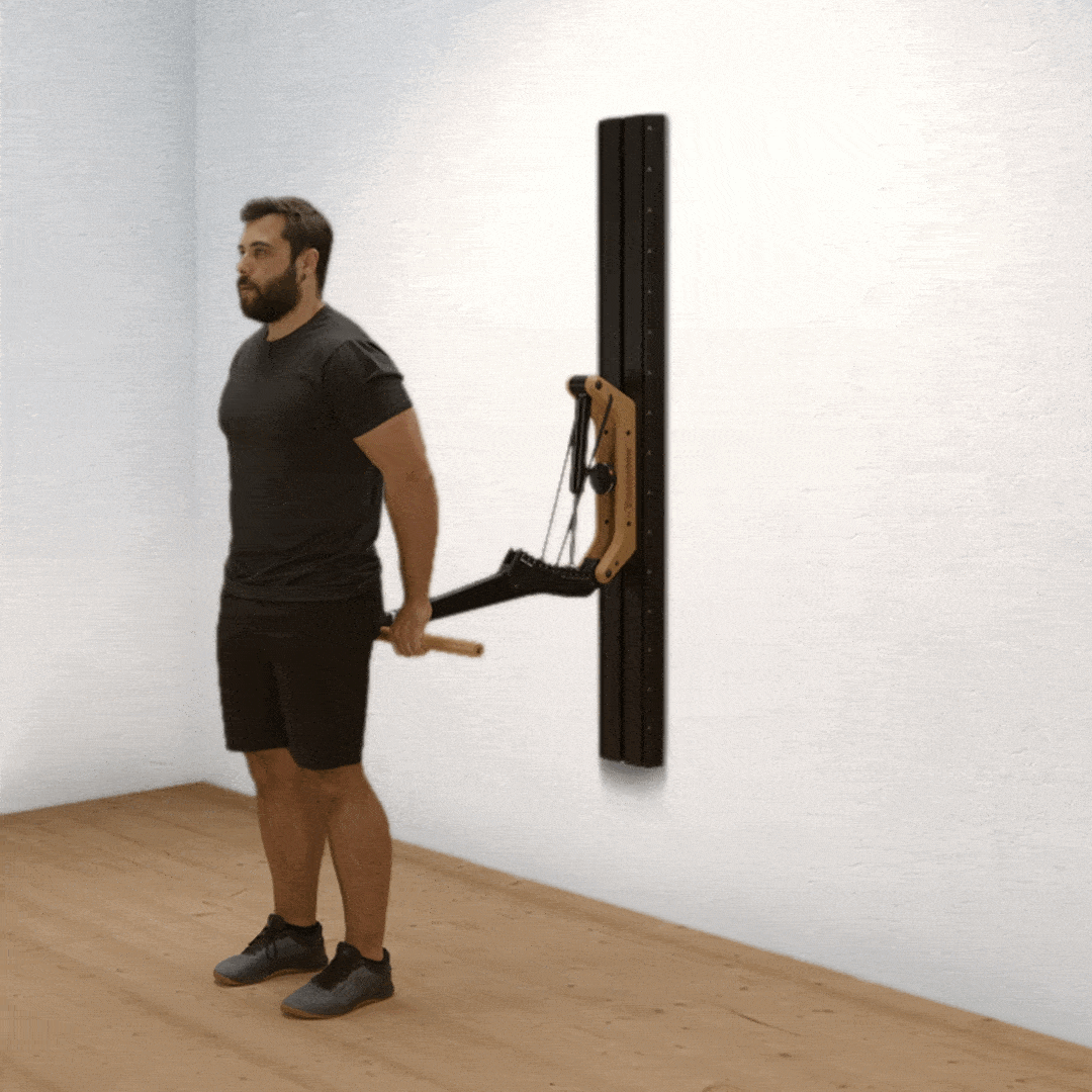 052 Unterarm Curls hinter dem Rücken