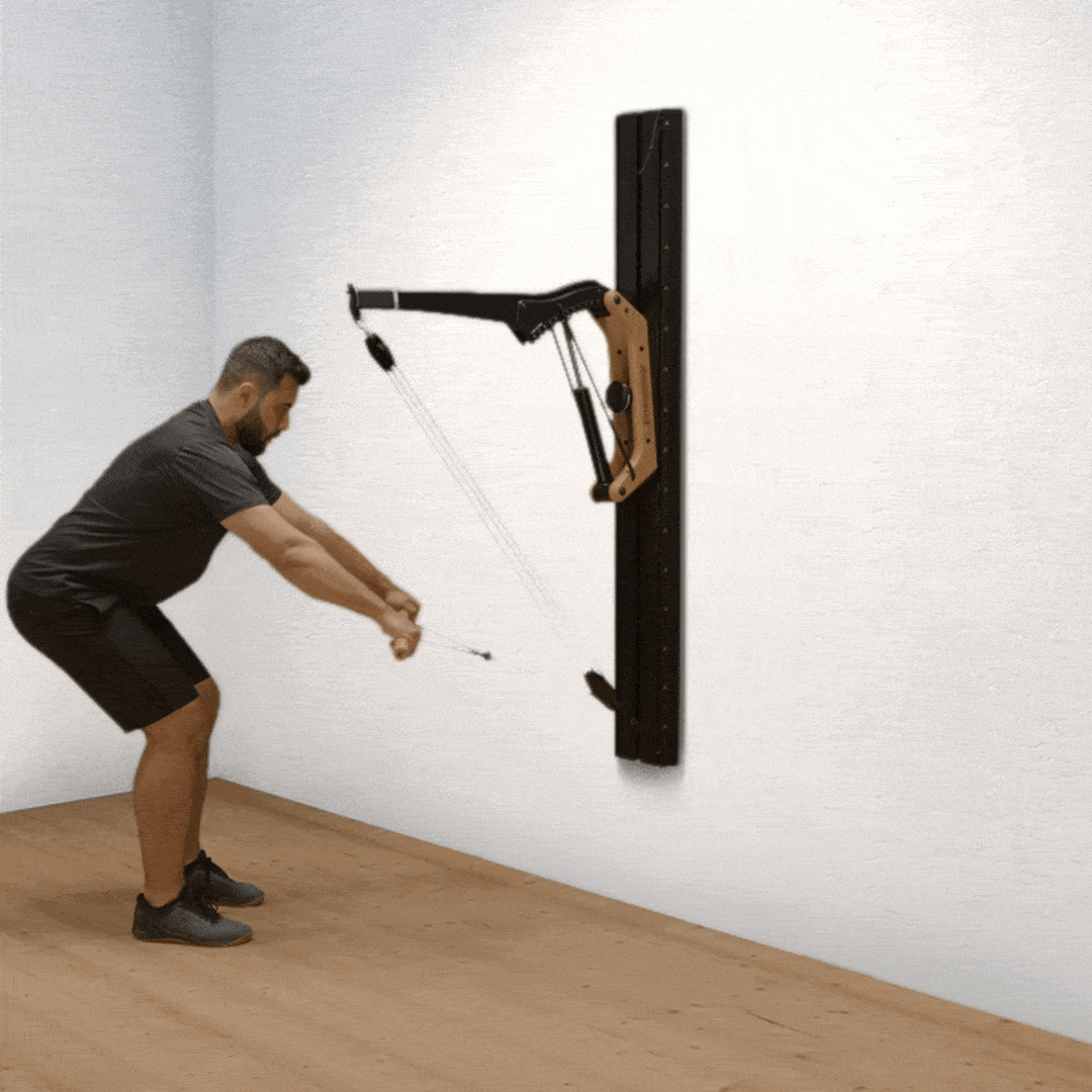 118 Stehendes Rudern am Seilzug