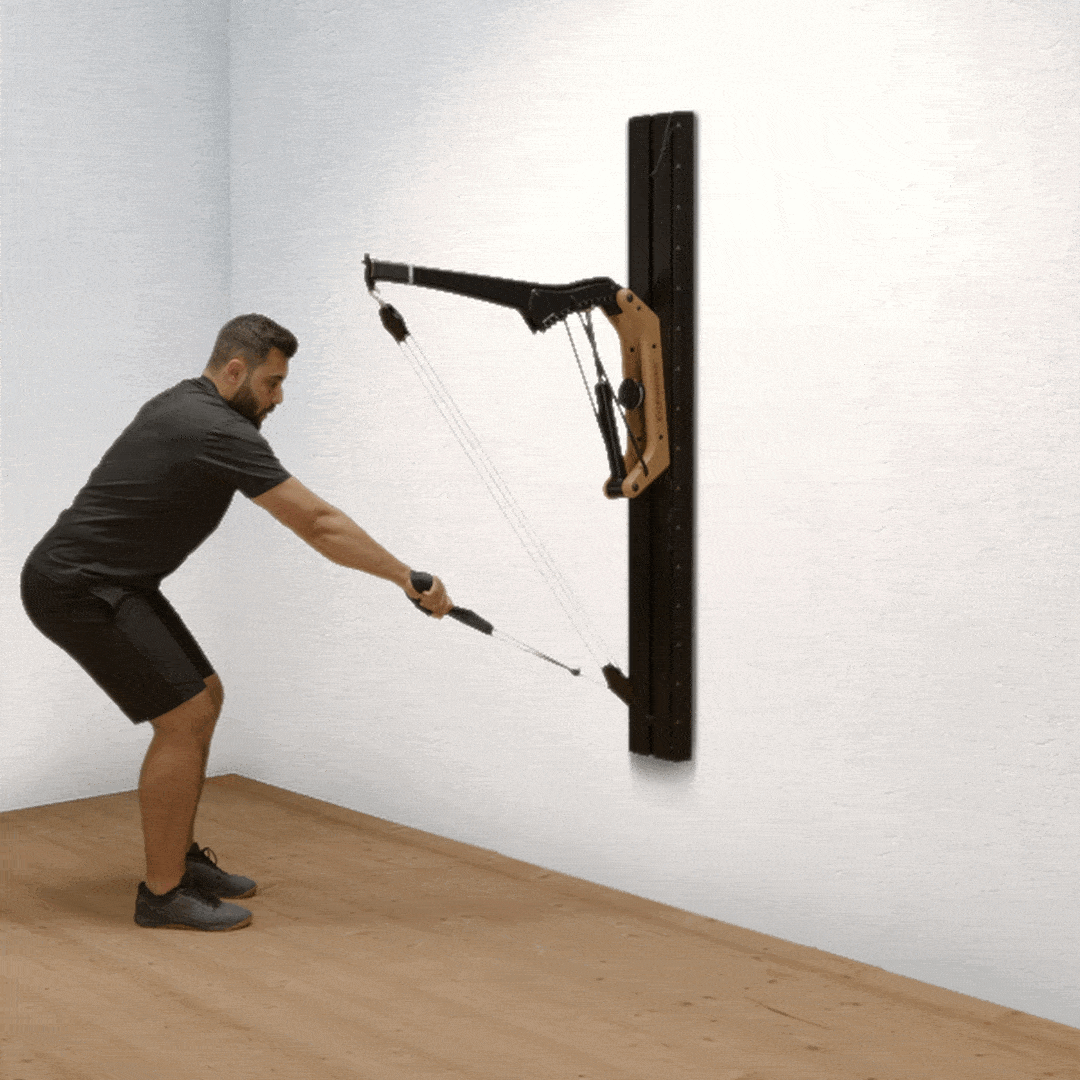 120 Einarmiges Rudern mit Obergriff am Seilzug