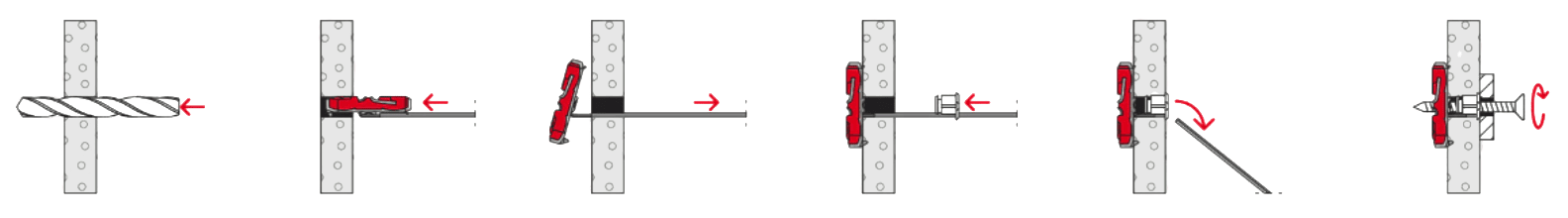 Stabile Montage deines EISENHORNS an jeder Wand 4 Illustration Verknotung